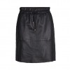 Mos Mosh nederdel - Ellie Leather Skirt, Black
