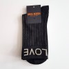 Mos Mosh strømper - Lurex Socks, Black Stripe
