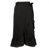 Neo Noir nederdel - Mika Solid Skirt, Black
