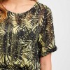Object bluse - Palm SS Top, Elfin Yellow