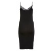 Object underkjole, Leena Lace singlet dress, Black
