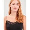 Object underkjole, Leena Lace singlet dress, Black