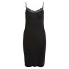 Object underkjole, Leena Lace singlet dress, Black