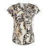 PBO silkebluse - Mano Blouse, Animal