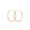 Pernille Corydon øreringe - Mini Plain Hoops, Guld 