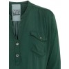 Project AJ117 bluse - Moe, Bottle green 