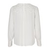 Rosemunde silkebluse - Blouse LS, Ivory