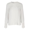 Rosemunde silkebluse - Blouse LS, Ivory