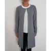 Sibin/Linnebjerg cardigan - MARY, Sweat Grey 