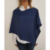 Sibin/Linnebjerg poncho - PARIS, Clear blue 7441
