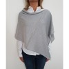 Sibin/Linnebjerg poncho - PARIS, Light Grey 9150