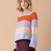 Stine Goya strikbluse - Magdalena Stripes Knitwear, Stripes Dusk