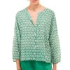 ZEN ETHIC bluse - Top Carla Birdy, Vert 