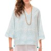 ZEN ETHIC bluse - Top Claire Mehndi, Turquoise