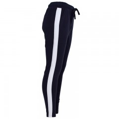 Comfy Copenhagen bukser - Beds Are Burning, Navy White Stripe Down