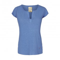 Mos Mosh bluse - Troy Tee SS, Ultramarine